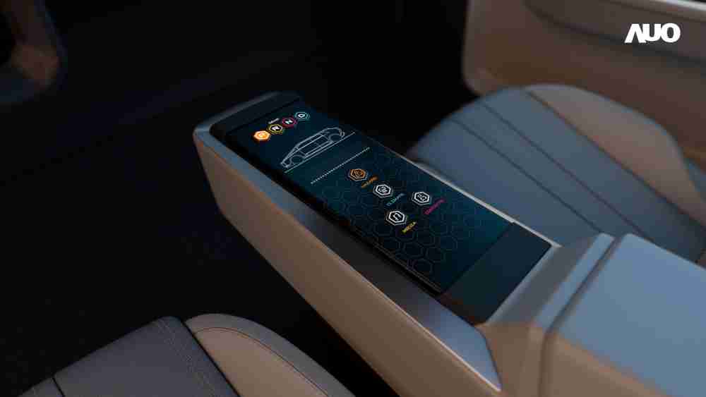 2468BET以人性化设计打造多变形态中控显示(Morphing Center Control)，，不使用时仅平面显示信息，，，进行操作时，，，显示器则会动态隆起，，，，转变成3D实体按钮，，，，并有触觉回馈，，，，展示人机互动新体验