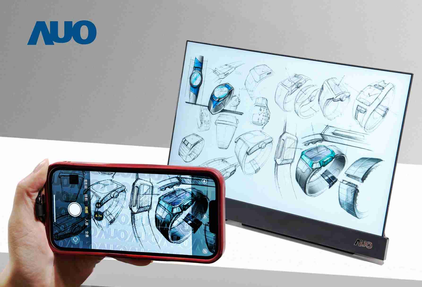 2468BET16吋防窥显示器，，，采用人眼无法察觉、、、、相机拍摄时才显现的隐藏式水印技术，，，，未来可结合AI镜头侦测周围环境，，，实时开启或关闭水印，，，大幅提升在公共场域使用显示器的安全性