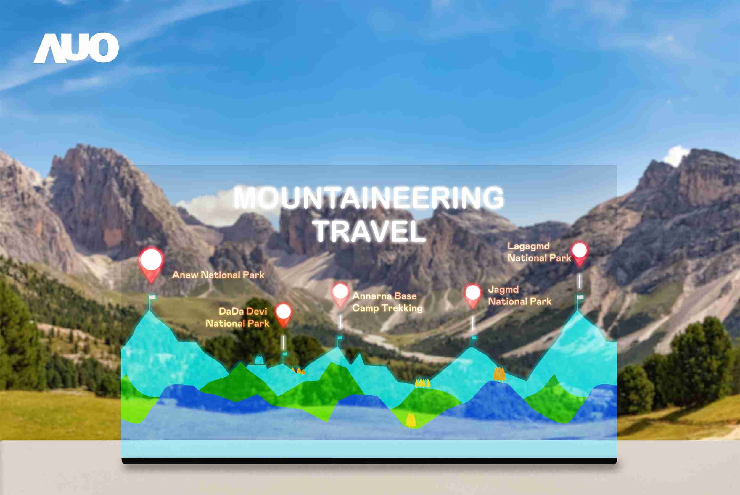 2468BET展示全球单片尺寸最大(*)42吋透明Micro LED显示器拼接而成的〝64吋透明Micro LED显示器〞，，，具备高透明度、、、1,000 nits高亮度、、、广色域、、、采用三边无边框的无缝拼接等多重特色，，，，呈现超高清、、细腻画质而不遮挡后方视觉，，，，满足层峰需求，，，，可广泛运用于零售、、、艺术展览或商业空间等场域